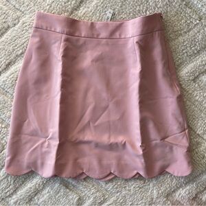 ASOS DESIGN tailored a-line mini skirt with scallop hem BNWT UK 8 US 4